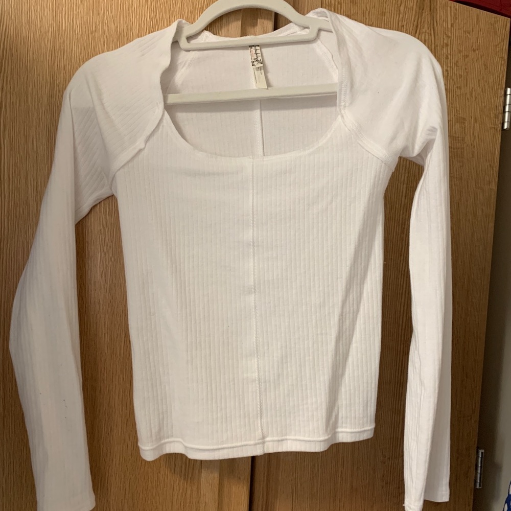 Free People White Long Sleeve (small)